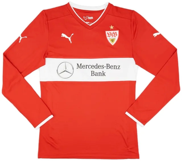 Puma 2012-14 Stuttgart Away L/S Shirt - 9/10 - (S)