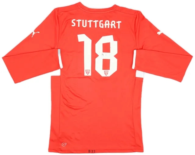 Puma 2012-14 Stuttgart Away L/S Shirt #18 - 6/10 - (S)
