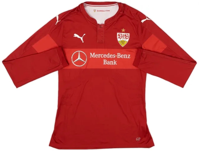Puma 2016-17 Stuttgart Player Issue Away L/S Shirt - 6/10 - (XL)