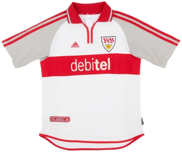 adidas 2000-02 Stuttgart Home Shirt - 7/10 - (Y)