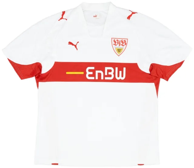 Puma 2007-08 Stuttgart Home Shirt - 8/10 - (XXL)