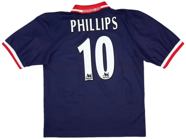 Asics 1999-00 Sunderland Away Shirt Phillips #10 - 8/10 - (L)