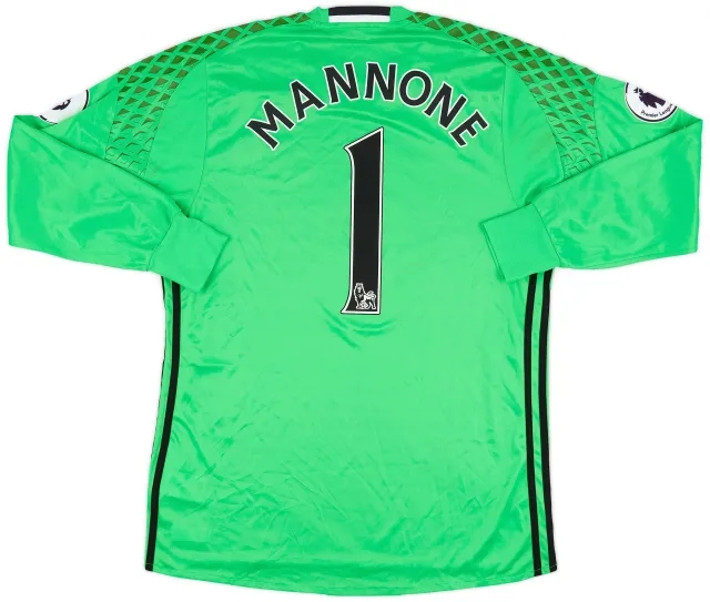 adidas 2016-17 Sunderland Match Issue GK Shirt Mannone #1