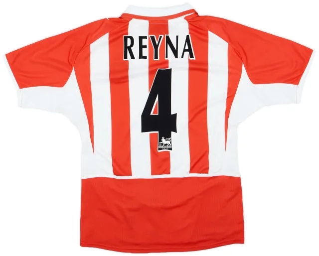 Nike 2002-04 Sunderland Home Shirt Reyna #4 - 9/10 - (S)