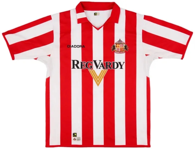 Diadora 2004-05 Sunderland Home Shirt - 6/10 - (L)