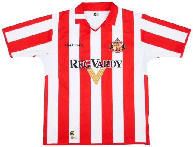 Diadora 2004-05 Sunderland Home Shirt - 8/10 - (L)