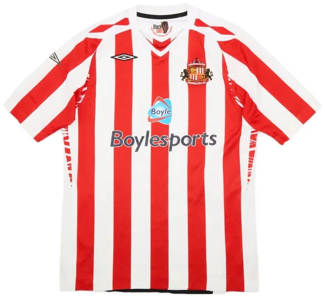 Umbro 2007-08 Sunderland Home Shirt - 6/10 - (XL.Boys)
