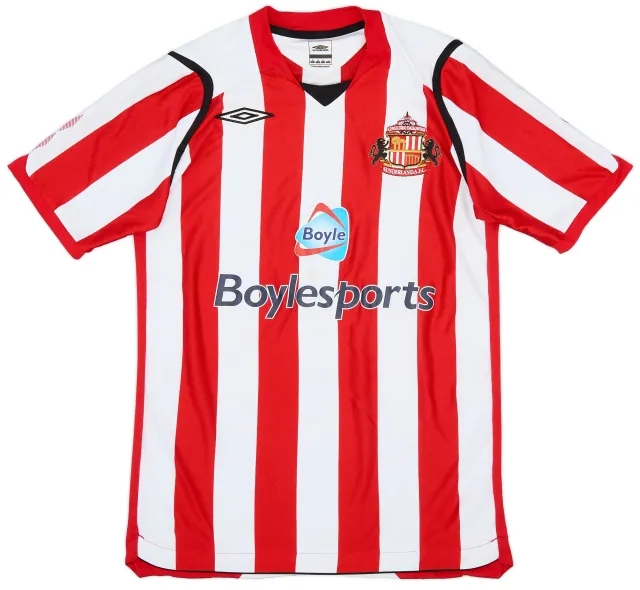 Umbro 2008-09 Sunderland Home Shirt - 5/10 - (M)