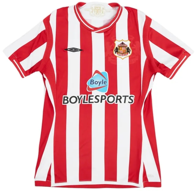 Umbro 2009-10 Sunderland Home Shirt - 8/10 - (Women's M)