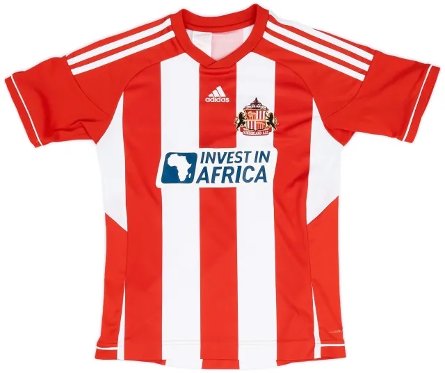 adidas 2012-13 Sunderland Home Shirt - 6/10 - (M.Boys)