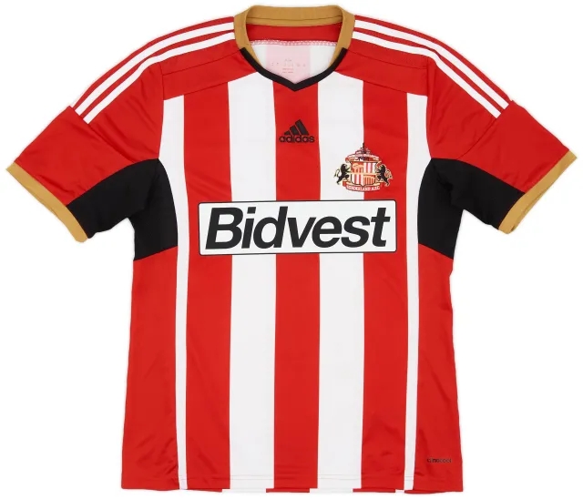 adidas 2014-15 Sunderland Home Shirt - 6/10 - (M)
