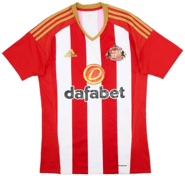 adidas 2016-17 Sunderland Home Shirt - 7/10 - (S)
