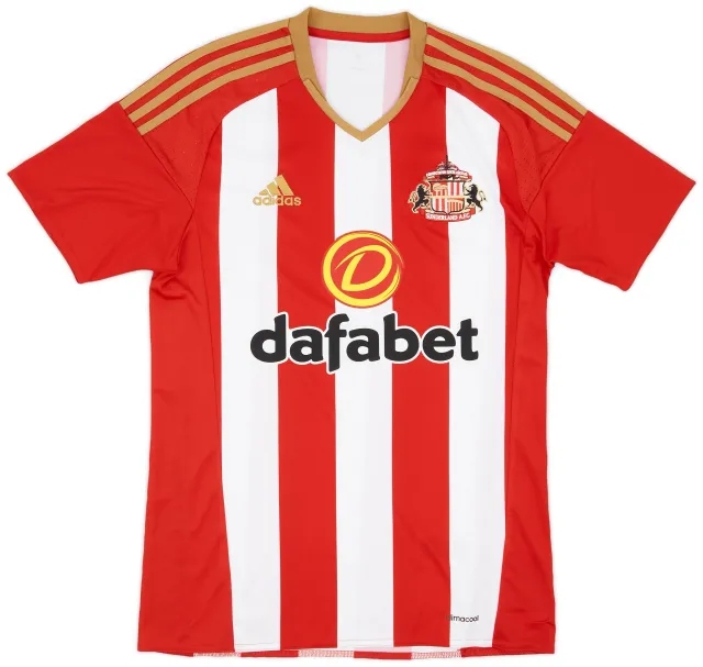 adidas 2016-17 Sunderland Home Shirt - 9/10 - (S)
