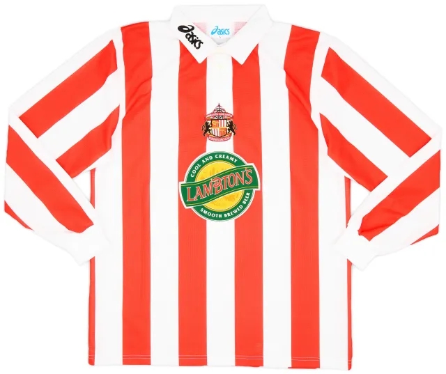 Asics 1997-99 Sunderland Home L/S Shirt - 10/10 - (L)