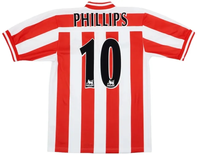 Asics 1999-00 Sunderland Home Shirt Phillips #10 - 9/10 - (S)