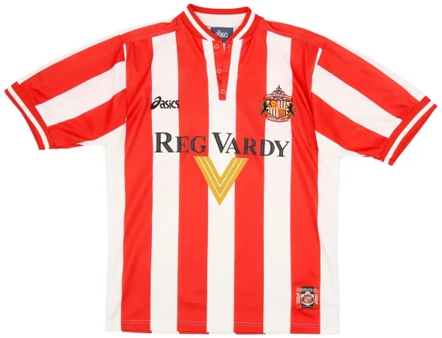 Asics 1999-00 Sunderland Home Shirt - 9/10 - (S)