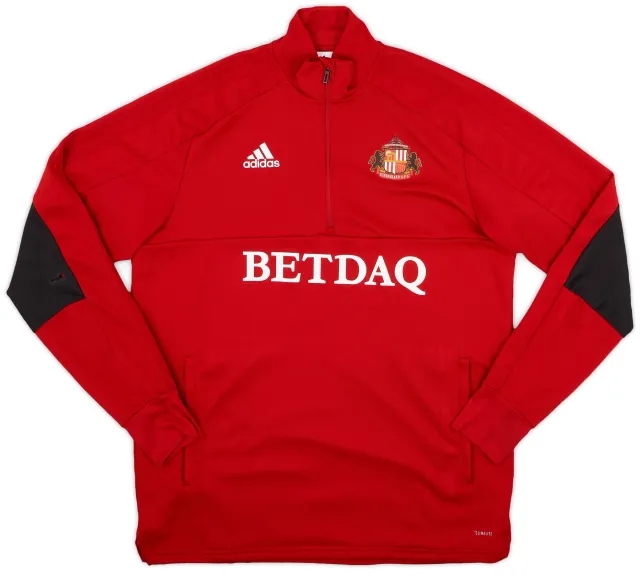 2017-18 Sunderland adidas 1/4 Zip Track Jacket - 9/10 - (L)