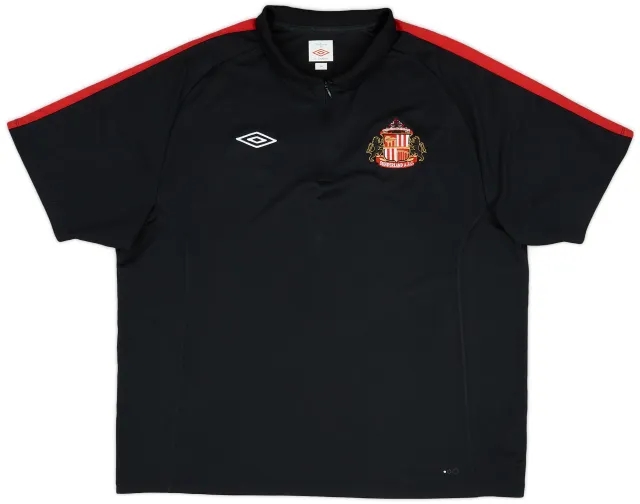 2011-12 Sunderland Umbro 1/4 Zip Training Polo Shirt - 9/10 - (3XL)