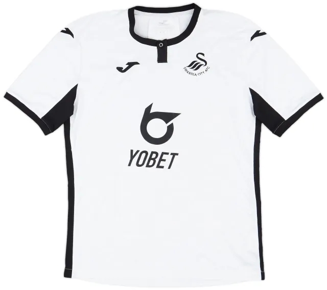 Joma 2019-20 Swansea Home Shirt - 9/10 - (L)