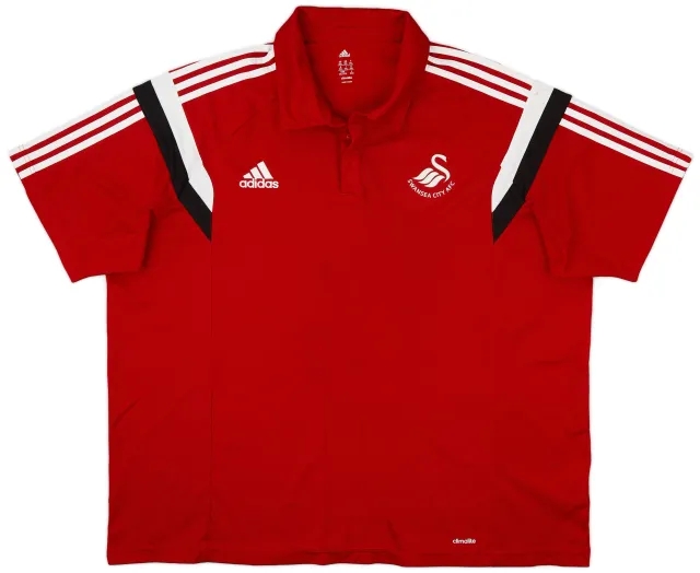 2014-15 Swansea adidas Polo Shirt - 6/10 - (3XL)