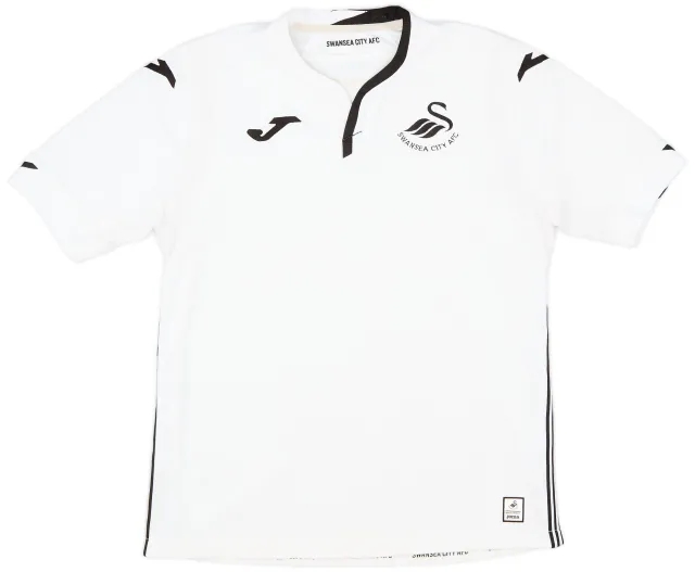 Joma 2018-19 Swansea Home Shirt - 9/10 - (Women's M)