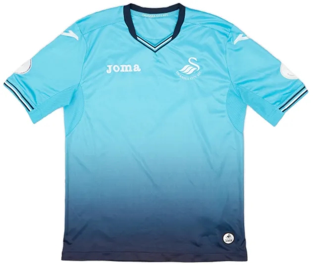 Joma 2016-17 Swansea Away Shirt - 7/10 - (XL.Boys)
