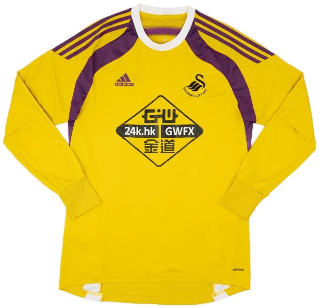 adidas 2014-15 Swansea GK Shirt - 9/10 - (L)