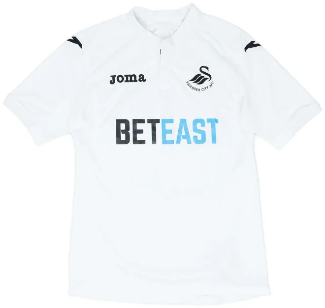 Joma 2016-17 Swansea Home Shirt - 7/10 - (M)