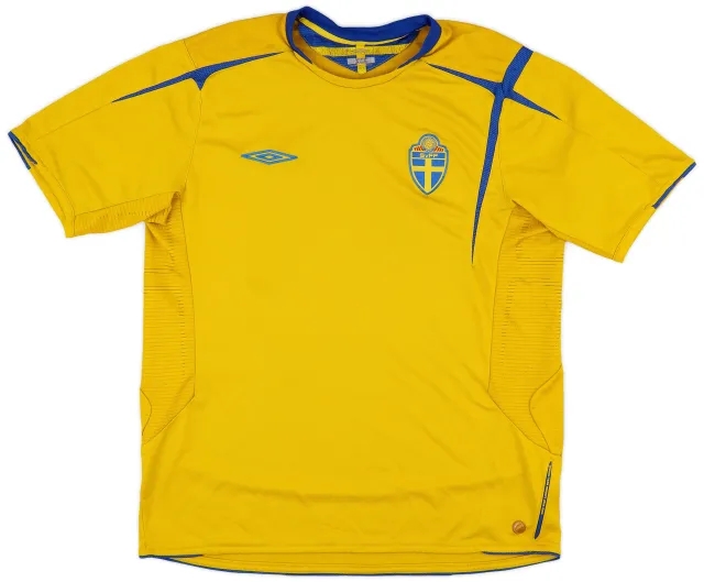 Umbro 2005-06 Sweden Home Shirt - 6/10 - (XL)