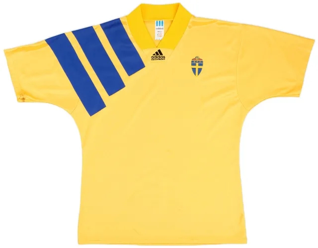 adidas 1992-94 Sweden Home Shirt - 7/10 - (L)