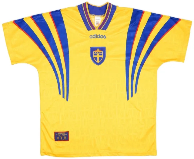 adidas 1997 Sweden Home Shirt - 8/10 - (XL)