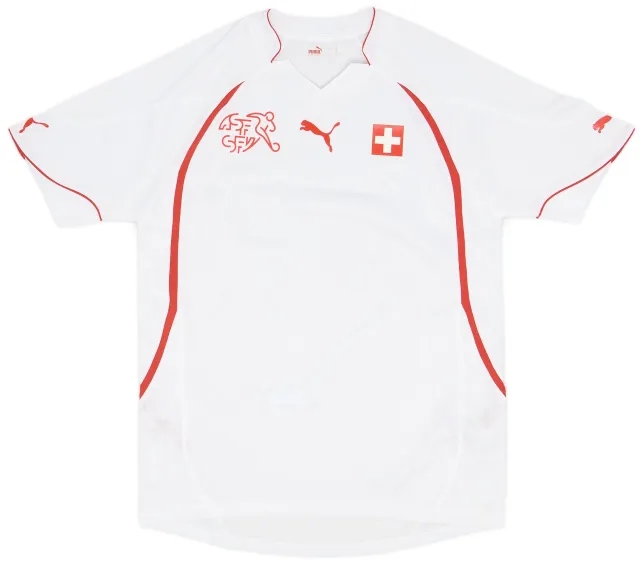 Puma 2010-11 Switzerland Player Issue Away Shirt - 9/10 - (M)