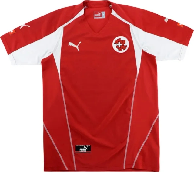 Puma 2004-06 Switzerland Home Shirt - 6/10 - (S)