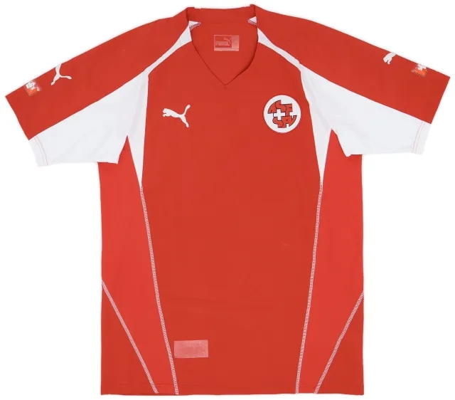 Puma 2004-06 Switzerland Home Shirt - 6/10 - (XL)