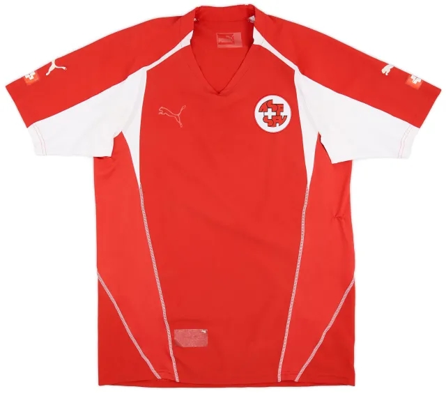 Puma 2004-06 Switzerland Home Shirt - 4/10 - (L)