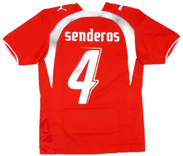 Puma 2006-08 Switzerland Home Shirt Senderos #4 - 9/10 - (S)
