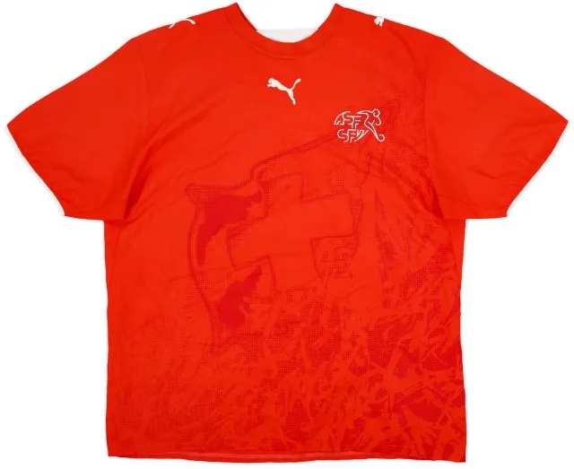 Puma 2006-08 Switzerland Home Shirt - 9/10 - (XL)