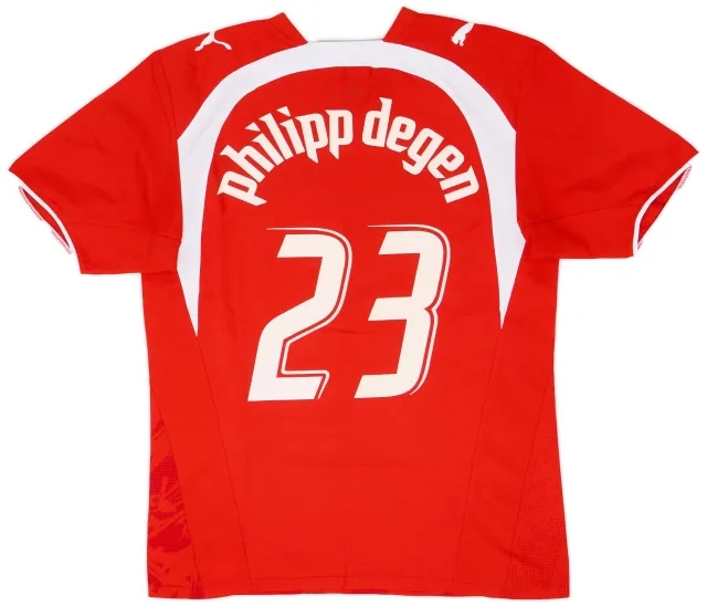 Puma 2000-01 Switzerland Home Shirt Philipp Degen #23 - 9/10 - (S)