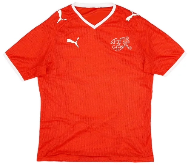 Puma 2008-10 Switzerland Home Shirt - 7/10 - (M)
