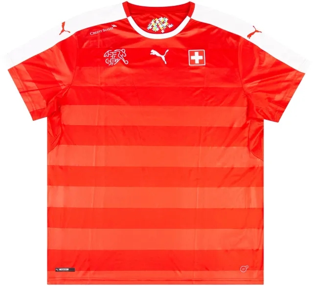 Puma 2016-17 Switzerland Home Shirt - 8/10 - (L)