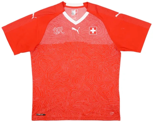 Puma 2018-20 Switzerland Home Shirt - 5/10 - (XL)