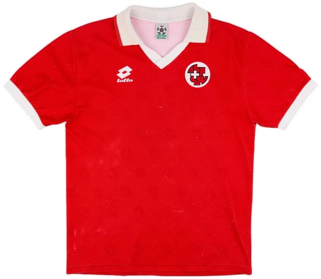 Lotto 1994-96 Switzerland Home Shirt - 6/10 - (M)
