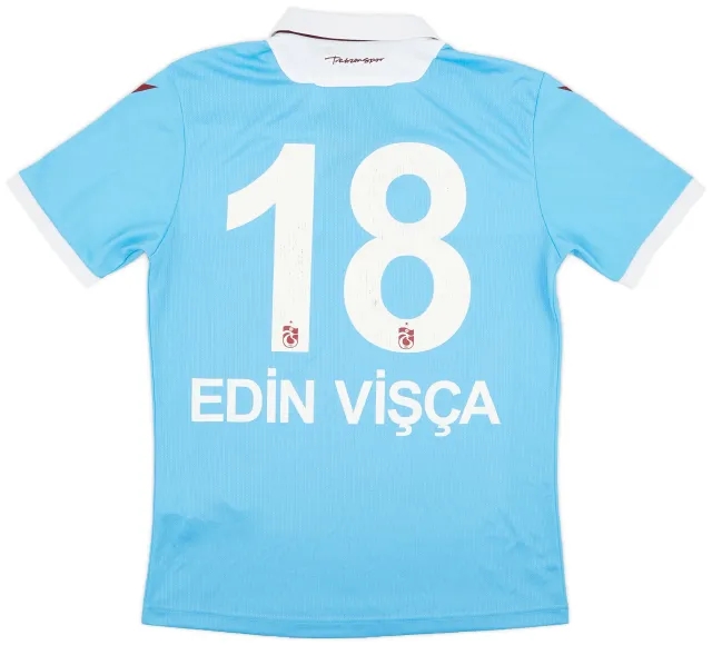 Macron 2021-22 Trabzonspor Away Shirt Edin Visca #18 - 6/10 - (L)