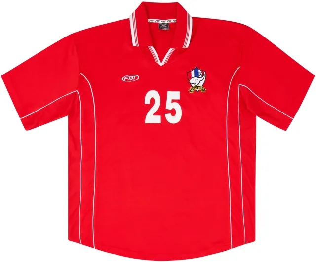 FBT 2002 Thailand U-23 Match Issue Home Shirt #25 (v PSV)