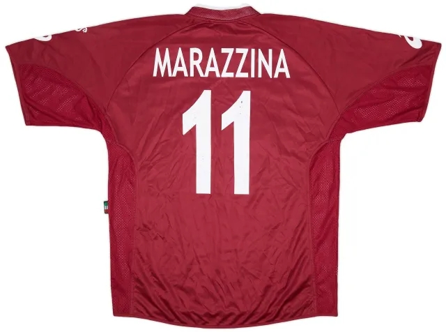 Asics 2004-05 Torino Home Shirt Marazzina #11 - 6/10 - (XL)
