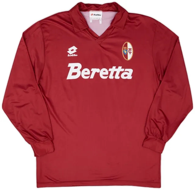 Lotto 1993-94 Torino Home L/S Shirt - 9/10 - (L)