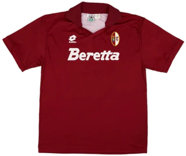 Lotto 1993-94 Torino Home Shirt #2 - 9/10 - (XL)