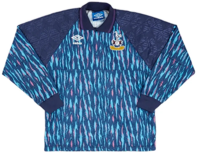 Umbro 1991-93 Tottenham GK Shirt - 8/10 - (L.Boys)