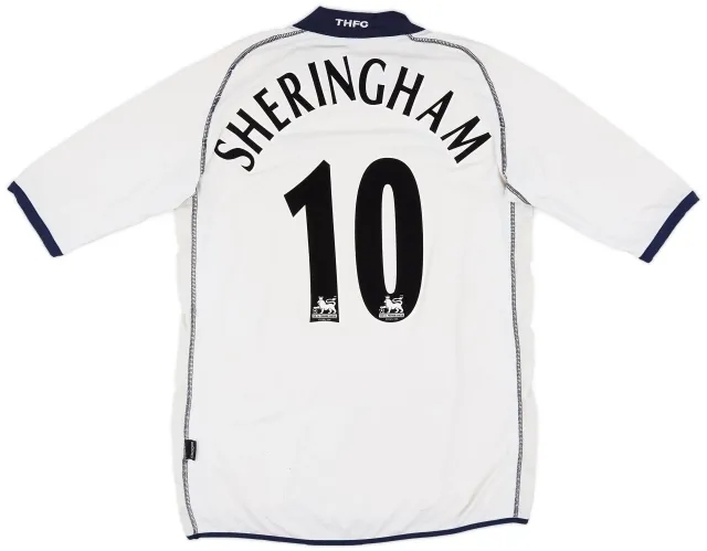 Kappa 2002-04 Tottenham Home Shirt Sheringham #10 - 6/10 - (XL)