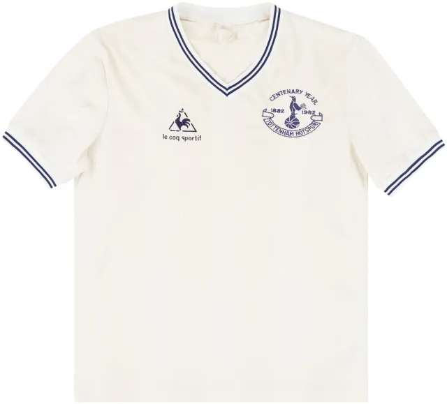LeCoqSportif 1982-83 Tottenham Centenary Home Shirt - 6/10 - (Y)